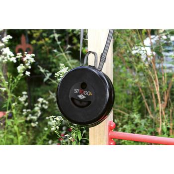 WEDO Telescopische kruk 75 mm PP (Polypropeen) Zwart (2124101)