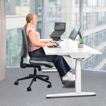 FELLOWES Breyta Comfort Zitkussen 100119850 430 x 430 x 60 mm Zwart (100119850)