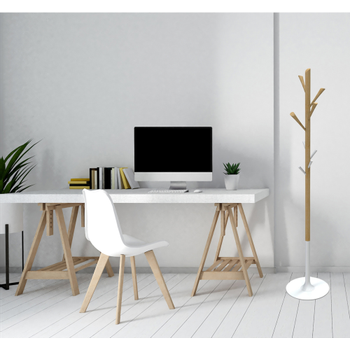 Alba Kapstok 8 Haakjes Wit (PMTREE BC)