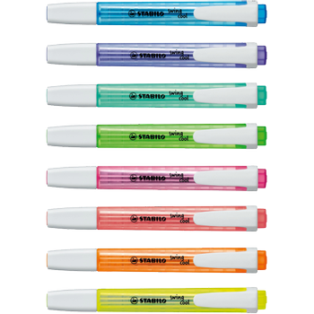 Stabilo Swing Cool 275/8-3 Tekstmarker Kleurenassortiment Breed Beitelpunt - 8 Stuks (275/8-3)