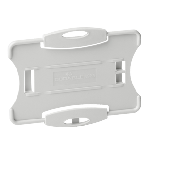 Durable Single Kaarthouder Zonder klem 9,2 x 7 cm PS (Polystyreen) Grijs 10 stuks (898810)