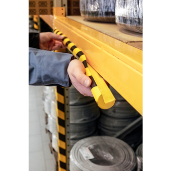 Durable Oppervlakte-beschermingsprofiel Zelfklevend PU (Polyurethaan) 4 x 3 cm C25R 5 Stuks (1100130)