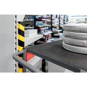 Durable Oppervlakte-beschermingsprofiel Zelfklevend PU (Polyurethaan) 6 x 2 cm S20 5 Stuks (1108130)