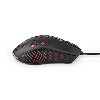 Nedis GMWD410BK Gaming-muis Bedraad Zwart (GMWD410BK)