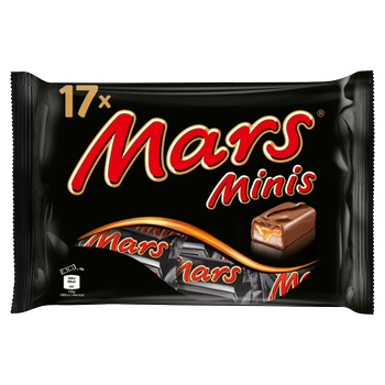 Mars Minis Mini-chocoladereep 17 Stuks à 18 g (33385)