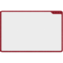 Playroom Whiteboard PET (Polyetheentereftalaat) Rood