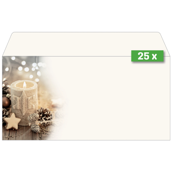 SIGEL Christmas Enveloppen 2211,10,9 cm Multikleur 25 Stuks (DU450)