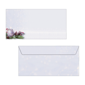 SIGEL Christmas Enveloppen 2211,10,9 cm Goud, wit 25 Stuks (DU443)