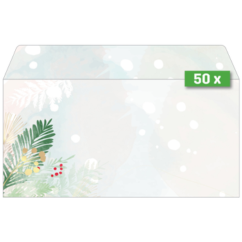 SIGEL Christmas Enveloppen 2211,12,5 cm Multikleur 50 Stuks (DU481)