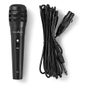 Nedis MPWD15BK Microfoon Bedraad 5 m Zwart (MPWD15BK)