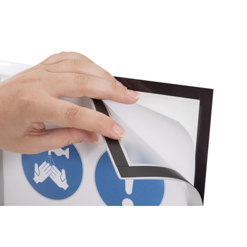 VIKING A4 Displayframe Zelfklevend Donkerblauw Kunststof 1292064 23,4 (B) x 0,6 (D) x 32,6 (H) cm 2 Stuks (1292064)