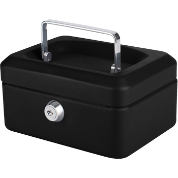 PAVO Geldkist Sleutel 152 x 123 x 80 mm Zwart (8011827)