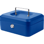 PAVO Geldkist Sleutel 200 x 168 x 93 mm Blauw