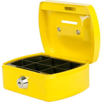 PAVO Geldkist Sleutel 125 x 94 x 60 mm Geel (8007431)