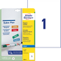 Avery Zweckform Avery Magneetetiketten J8867-5 A4 Wit 210 x 297 mm 5 Vellen à 1 Etiketten