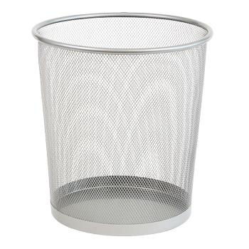 VIKING Prullenbak 15 l Zilver Metaal Mesh (1523789)