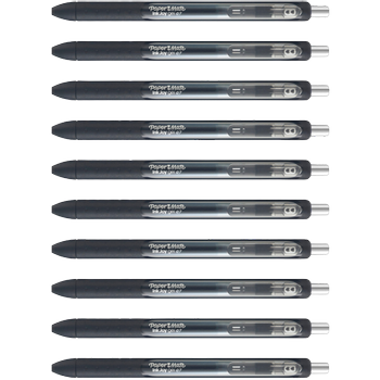 PAPERMATE InkJoy Intrekbaar Gelpen Zwart 0,7 mm Medium Rollerball 12 Stuks (1957053)