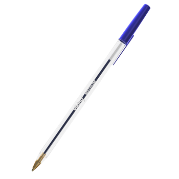 VIKING SBM1,0 Niet-intrekbaar Balpen Blauw 0,4 mm Medium Balpen 50 Stuks (1601620)