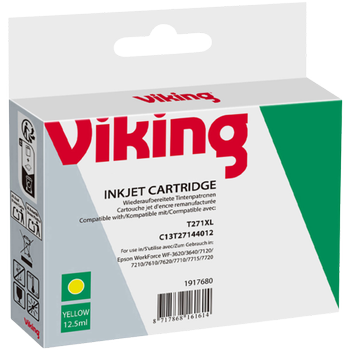 VIKING 27XL compatibele Epson inktcartridge C13T27144012 geel (1917680)
