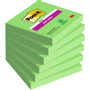 POST-IT Super Sticky Notes 76 x 76 mm Groen Vierkant Blanco 6 blokken à 90 Vellen