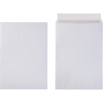 VIKING B4 Kleefstrip Enveloppen Wit 250 (B) x 353 (H) mm Zonder Venster 120 g/m² 250 Stuks (2062424)