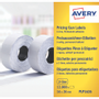 Avery Zweckform Avery Papier Etiketten 2,6 x 1,6 cm Wit PLP1626 10 Rollen à 1200 Etiketten