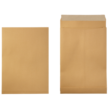 VIKING enveloppen zonder venster E4 280 (B) x 400 (H) mm kleefstrip bruin 150 g/m² 100 stuks (2096198)