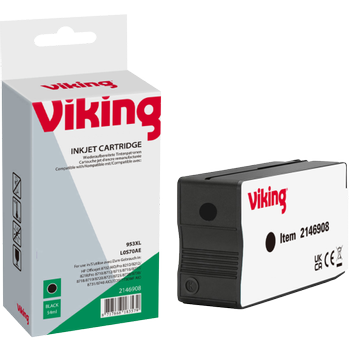 VIKING 953XL compatibele HP inktcartridge L0S70AE zwart (2146908)