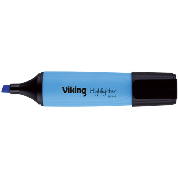 VIKING HC1-5 Tekstmarker Blauw Breed Beitelpunt 1 - 5 mm (2496449)
