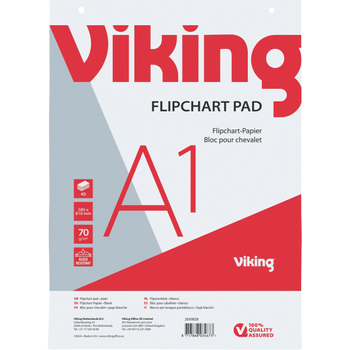 VIKING Flipoverblok Blanco A1 40 5 Stuks à 40 Vellen (2650828)