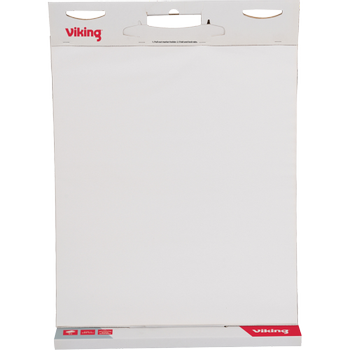 VIKING Vrijstaande Tafelflipover 60 x 50cm Wit 20 vellen (2654762)