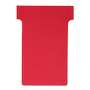 NOBO Maat 2 T-Kaarten 48 x 85mm Rood 100 Stuks