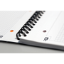 OXFORD International Collegeblok met spiraal A4+ Geruit Spiraalbinding Polypropyleen Zwart 160 Pagina's 80 Vellen (100103664)