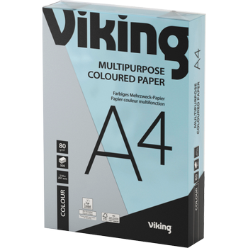 VIKING A4 Gekleurd papier Blauw 80 g/m²  500 Vellen (3213959)