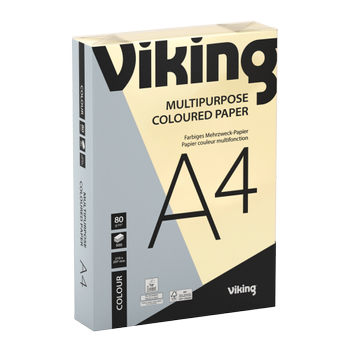 VIKING A4 Gekleurd papier Crème 80 g/m²  500 Vellen (3216332)