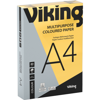 VIKING A4 Gekleurd papier Geel 80 g/m²  500 Vellen (3219016)