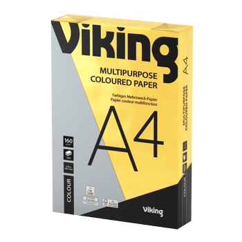 VIKING A4 Gekleurd papier Geel 160 g/m²  250 Vellen (3219784)