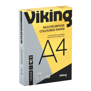 VIKING A4 Gekleurd papier Geel 160 g/m²  250 Vellen (3219784)