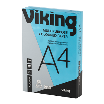 VIKING A4 Gekleurd papier Blauw 80 g/m²  500 Vellen (3221955)