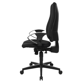 REALSPACE Eiger Bureaustoel Synchroonmechanisme Stof 2D armleuning In hoogte verstelbare zitting Zwart 110 kg 640 x 680 x 1.270 mm (3295893)