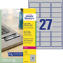 Avery Zweckform Avery Etiketten L6011-20 Klevend A4 Zilver 63,5 x 29,6 mm 20 Vellen à 27 Etiketten