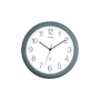 Technoline Wandklok WT8000 30 x 3 cm Zilver, wit
