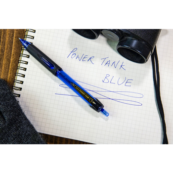 UNI-BALL Power Tank SN-220 Intrekbaar Balpen Blauw 0,4 mm Medium Balpen Navulbaar (141351)