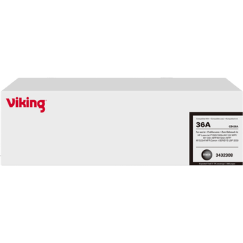 VIKING 36A Compatibel HP Tonercartridge CB436A Zwart (3432308)