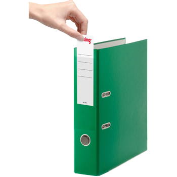 VIKING Breed Classeur A4 75 mm Donkergroen 2 Ringen Karton, PP (Polypropeen) Mat Staand (3488814)