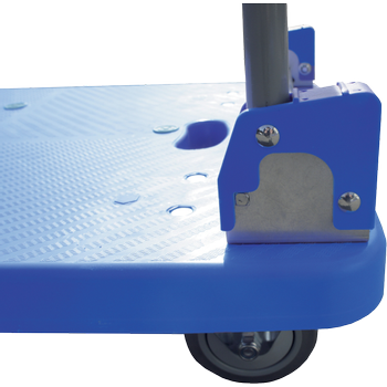 VISO Transportwagen RMZ740 Staal, polypropyleen,  rubber 49 x 72 x 82,5 cm Blauw, zilver (RMZ740)