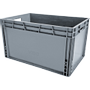 VISO E series Kunststof Transportbak 65 l Grijs 60 x 40 x 34 cm
