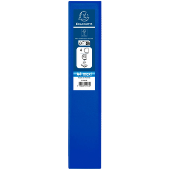 UNBRANDED 40 mm Presentatieringband A4 4 Ringen Blauw (51843BE)