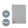 LEITZ Blanco Tabbladen A4+ Grijs 20 tabs Karton 3 Gaten 60960085 (60960085)