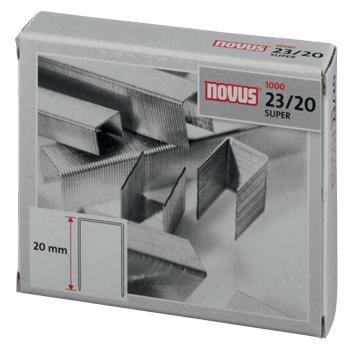 NOVUS NOVUS OFFICE Nietjes 23/20 042-0240 Metaal Zilver 1000 Nietjes (042-0240)